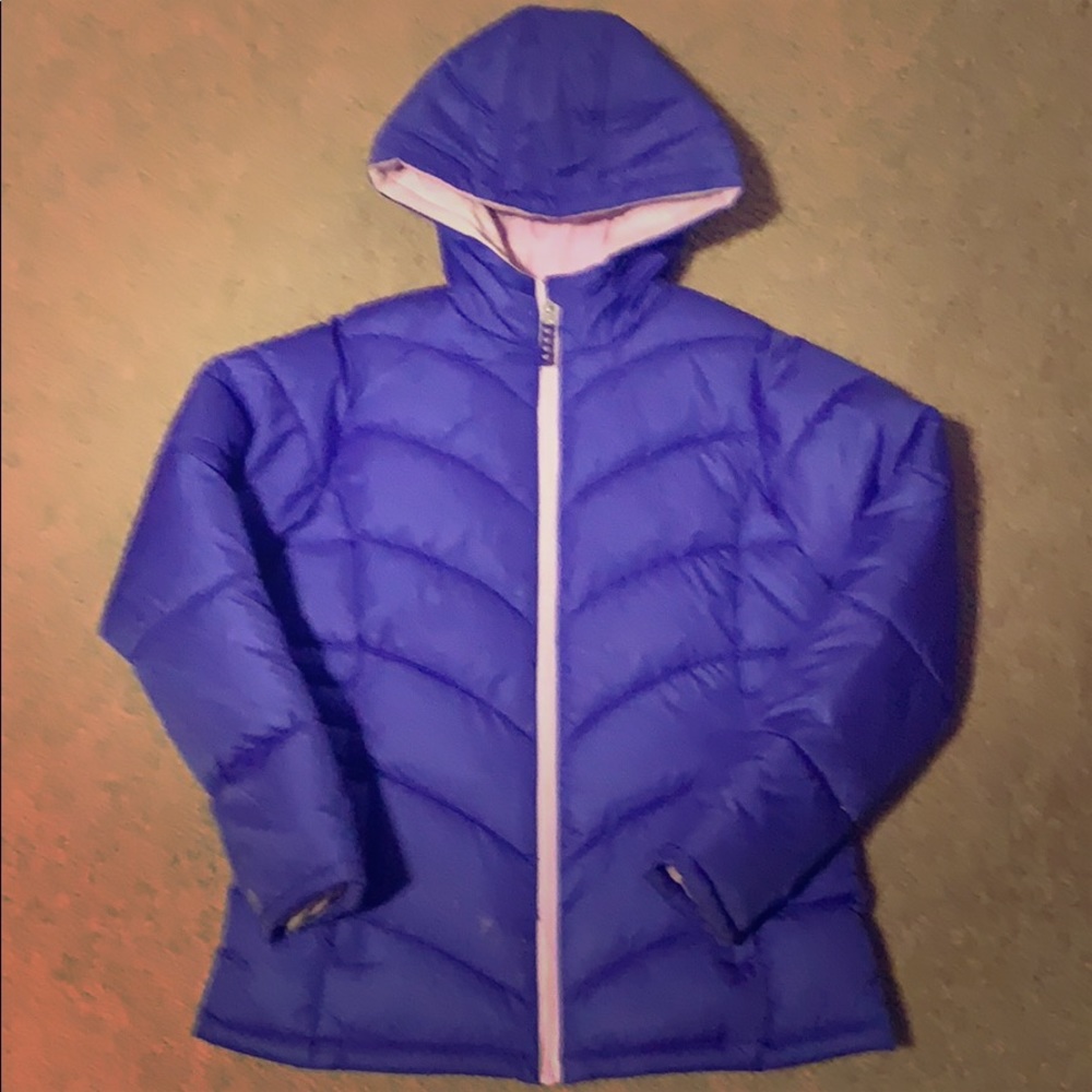 Small warm purple parka
